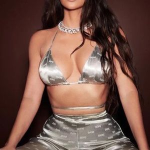 SKIMS Jacquard Triangle Bralette Size S - Talc